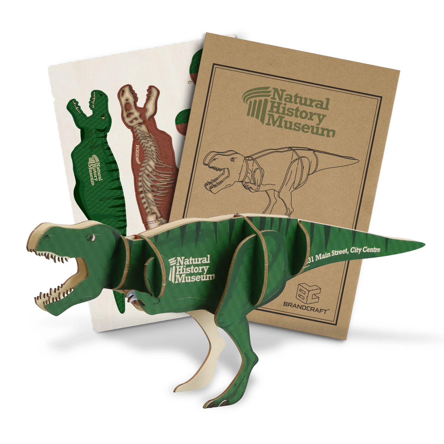 Promotional BRANDCRAFT Tyrannosaurus Rex Wooden Model