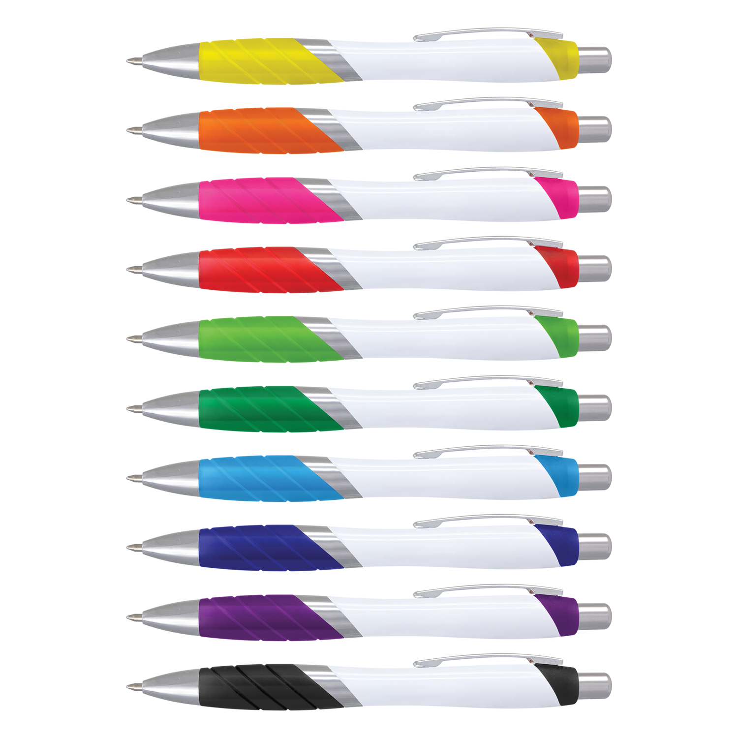 Promotional Borg Pen - White Barrel