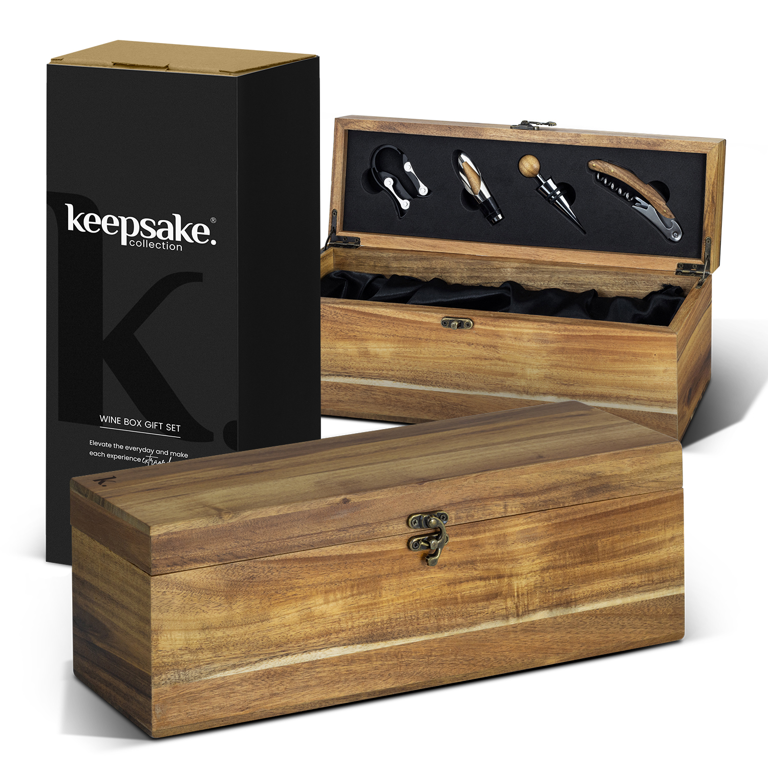 Promotional Keepsake Wine Box Gift Set