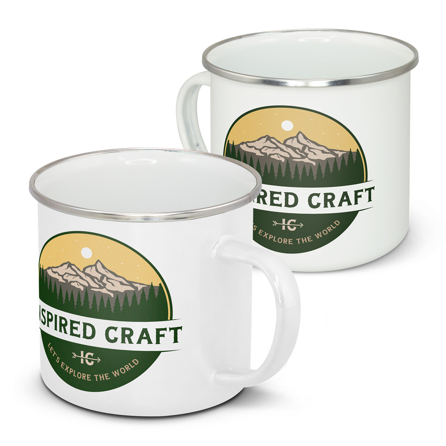 Promotional Bendigo Enamel Mug - Full Colour