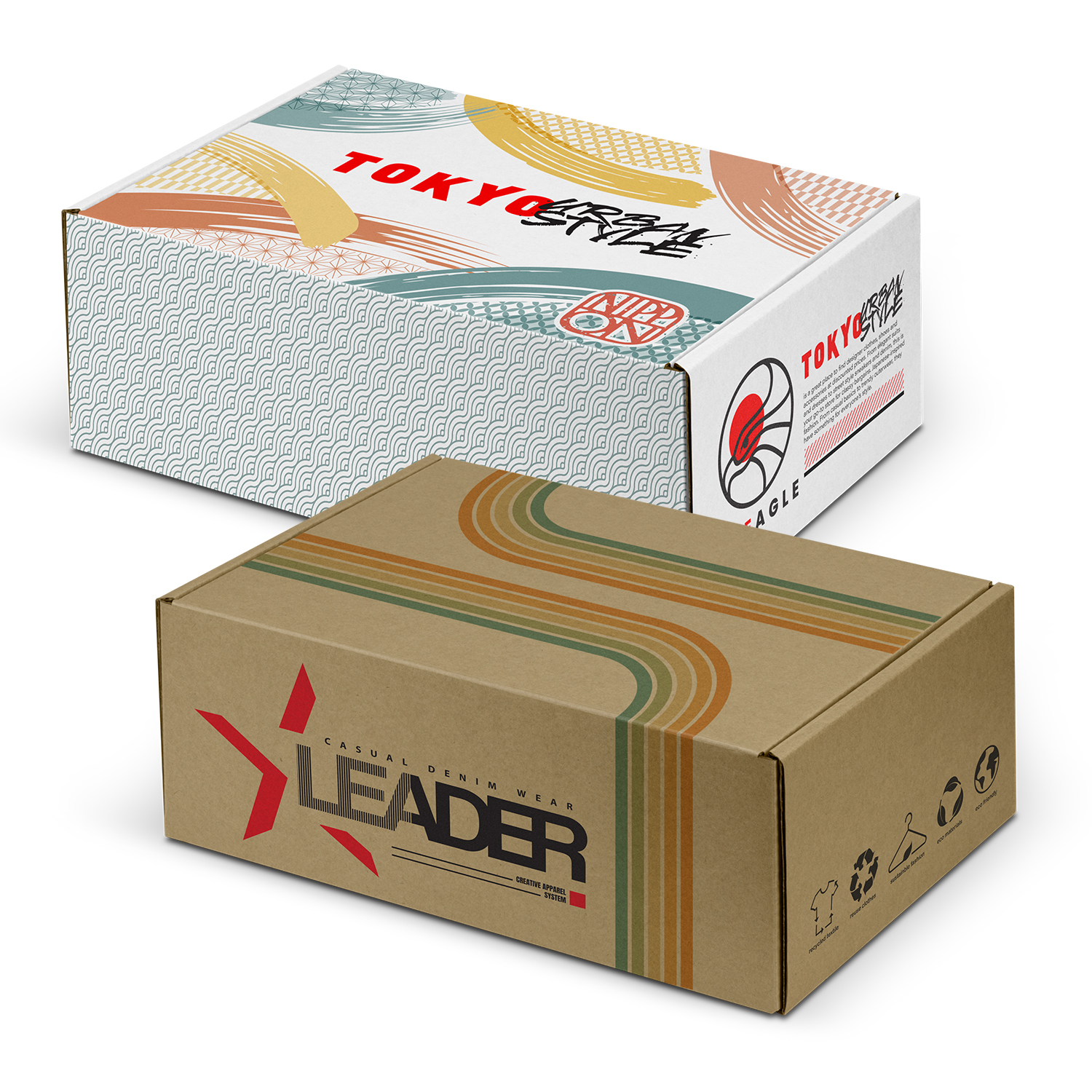 Promotional Die Cut Box with Locking Lid - 360x260x134mm