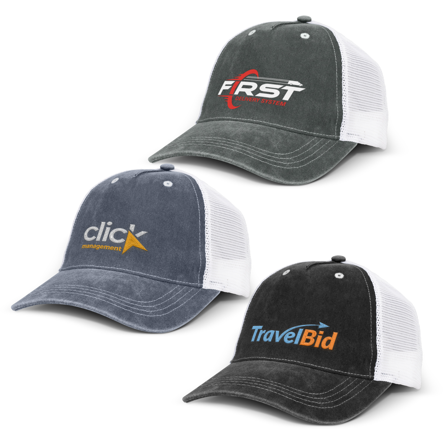 Promotional Faded Trucker Cap