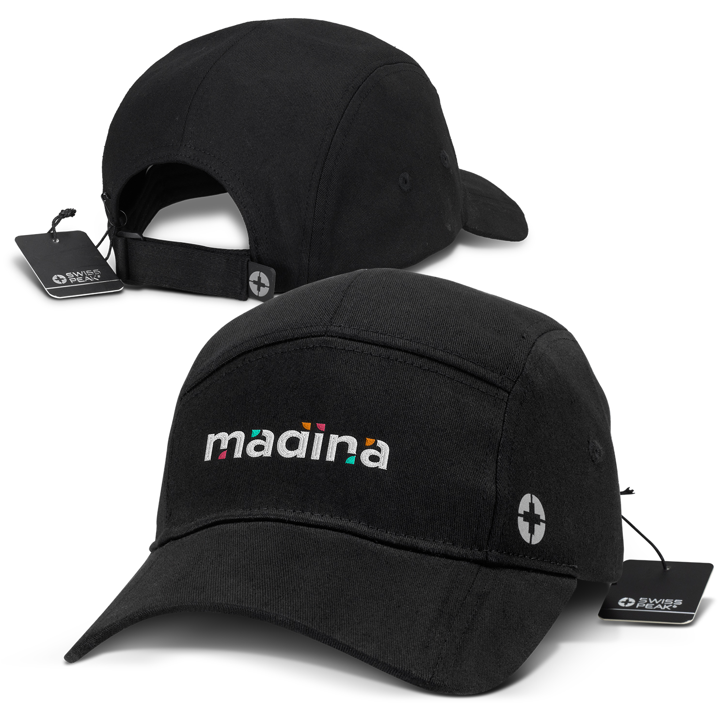 Promotional Swiss Peak 5 Panel Cap