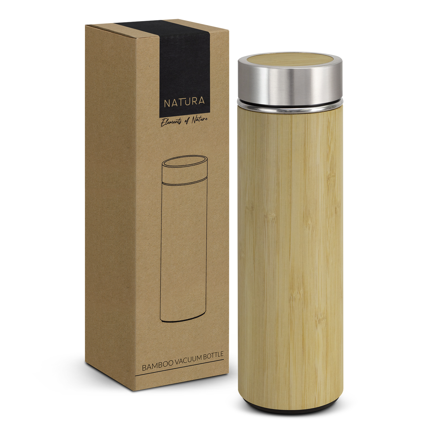 Promotional NATURA Bamboo Vacuum Bottle