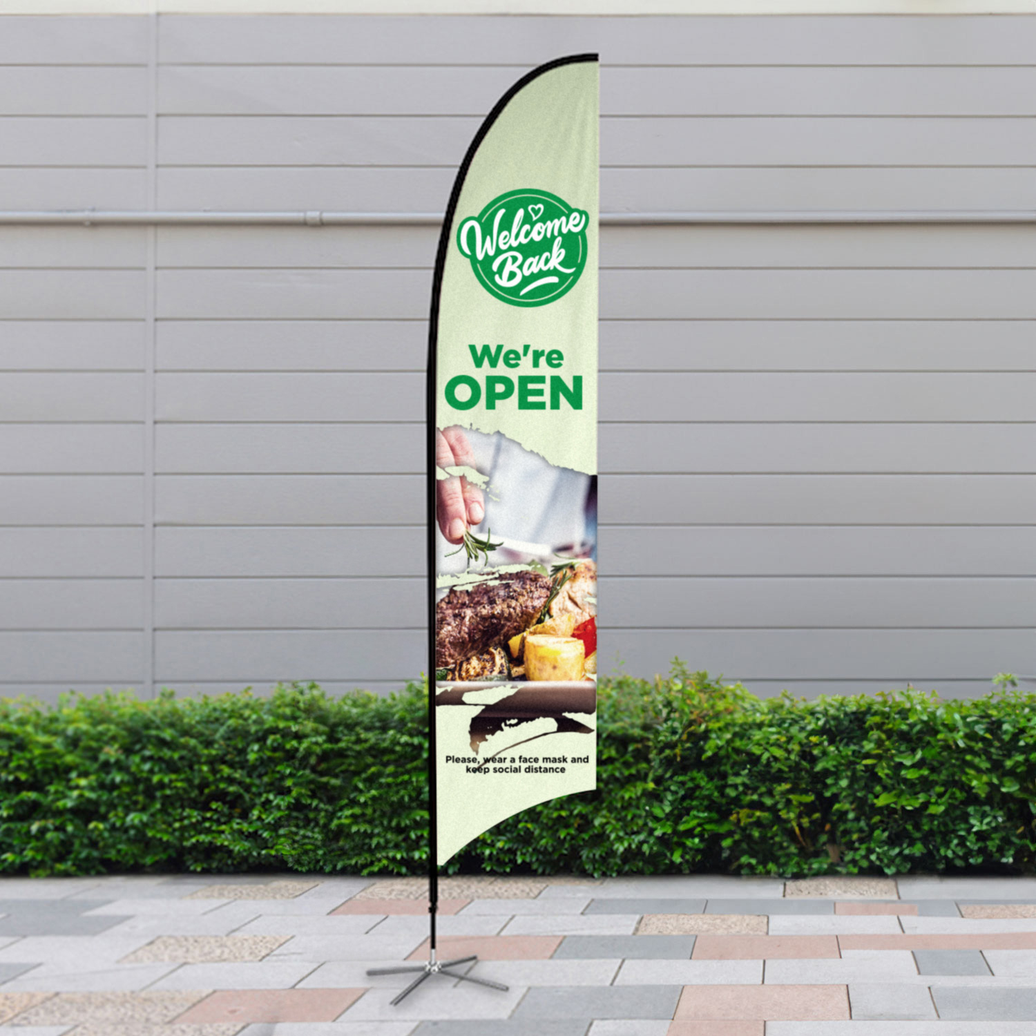 Promotional Large Feather Flag Kit