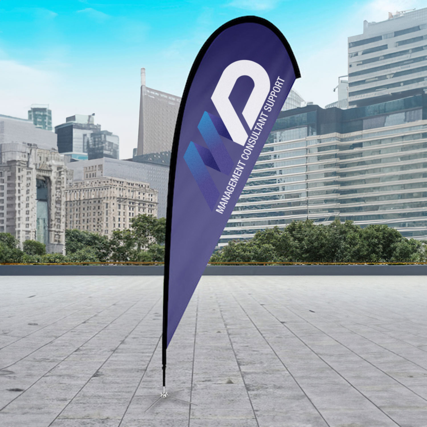 Promotional Large Tear Drop Flag Kit