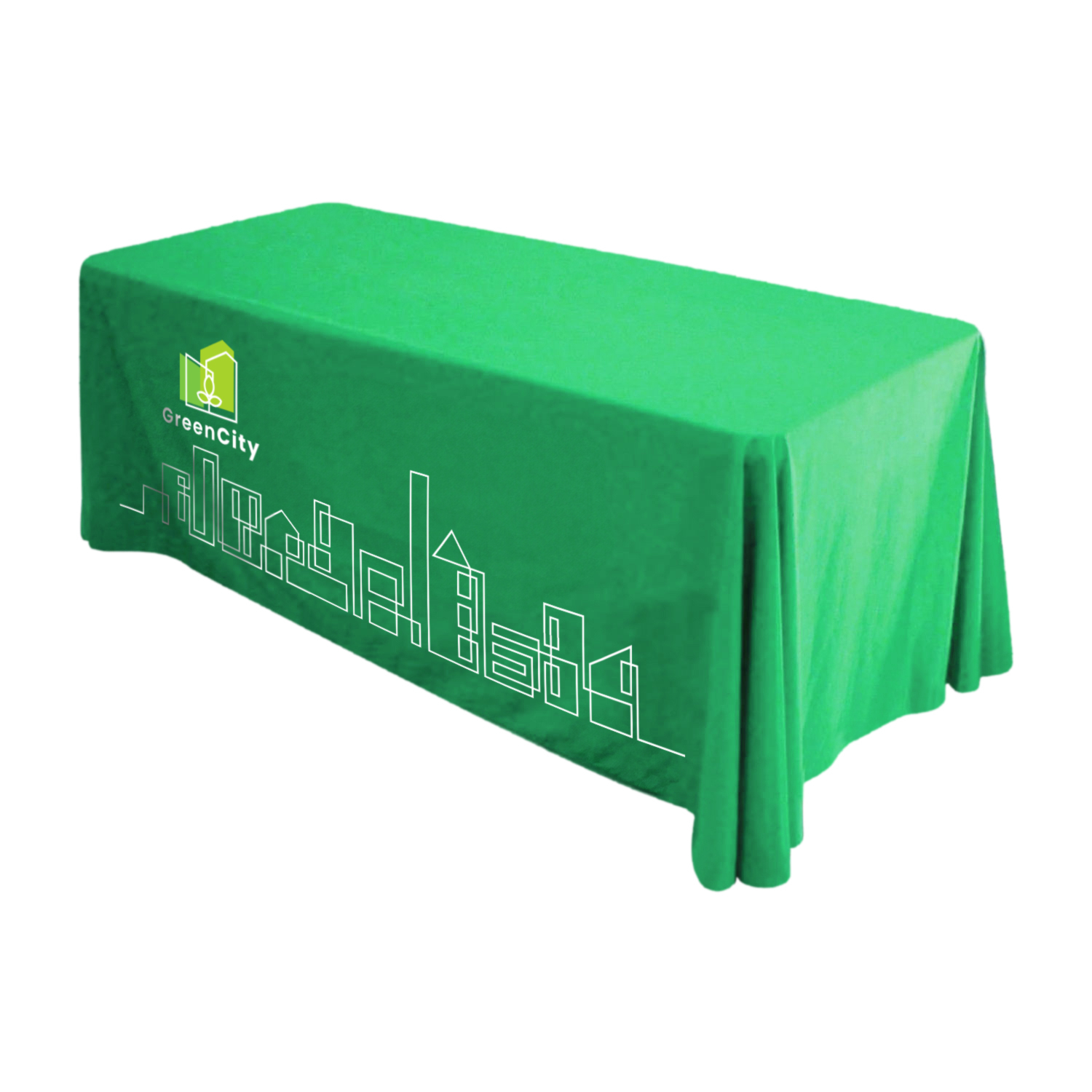 Promotional 4 Foot Table Cover Throw