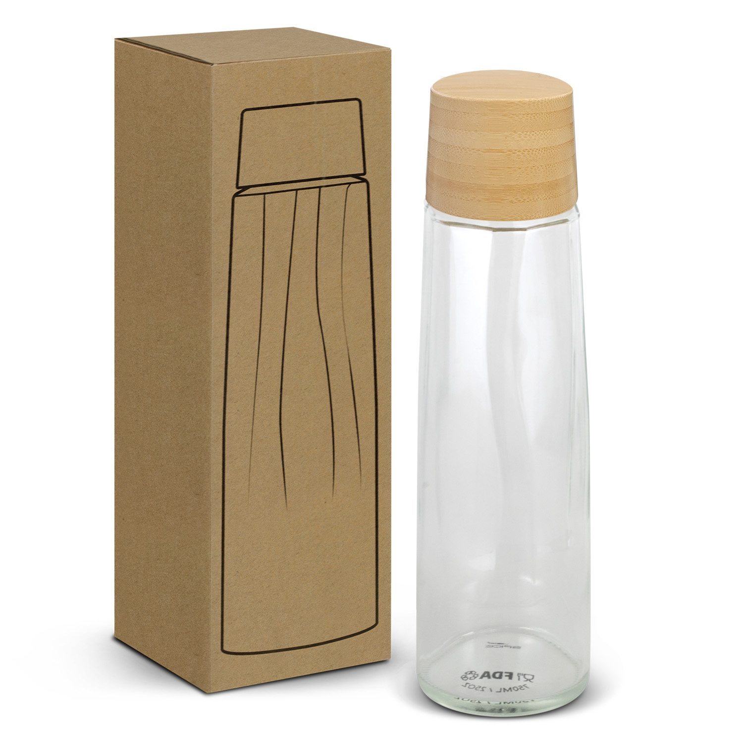 Promotional SPICE Calypso Glass Bottle - 750ml
