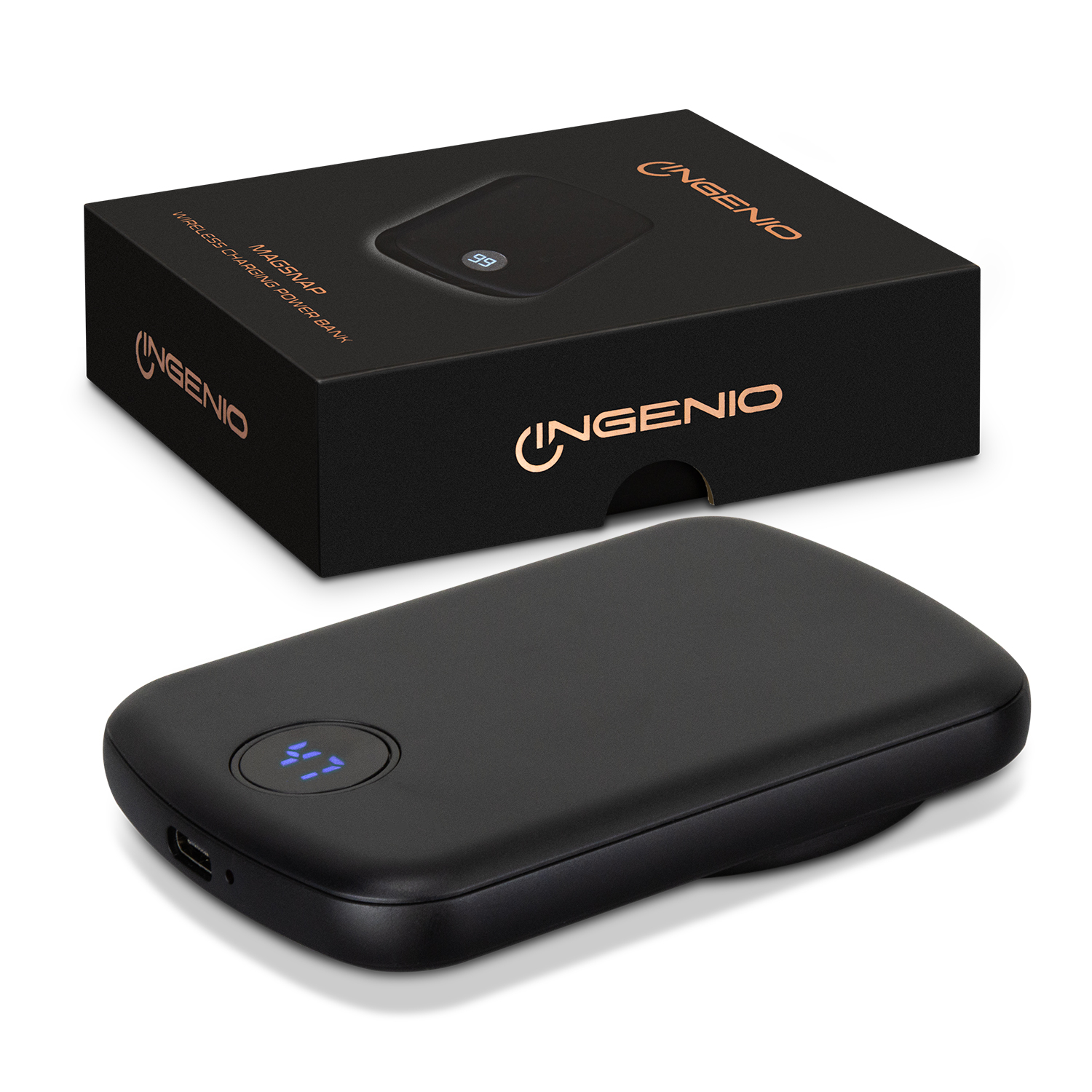 Promotional INGENIO MagSnap Wireless Charging Power Bank
