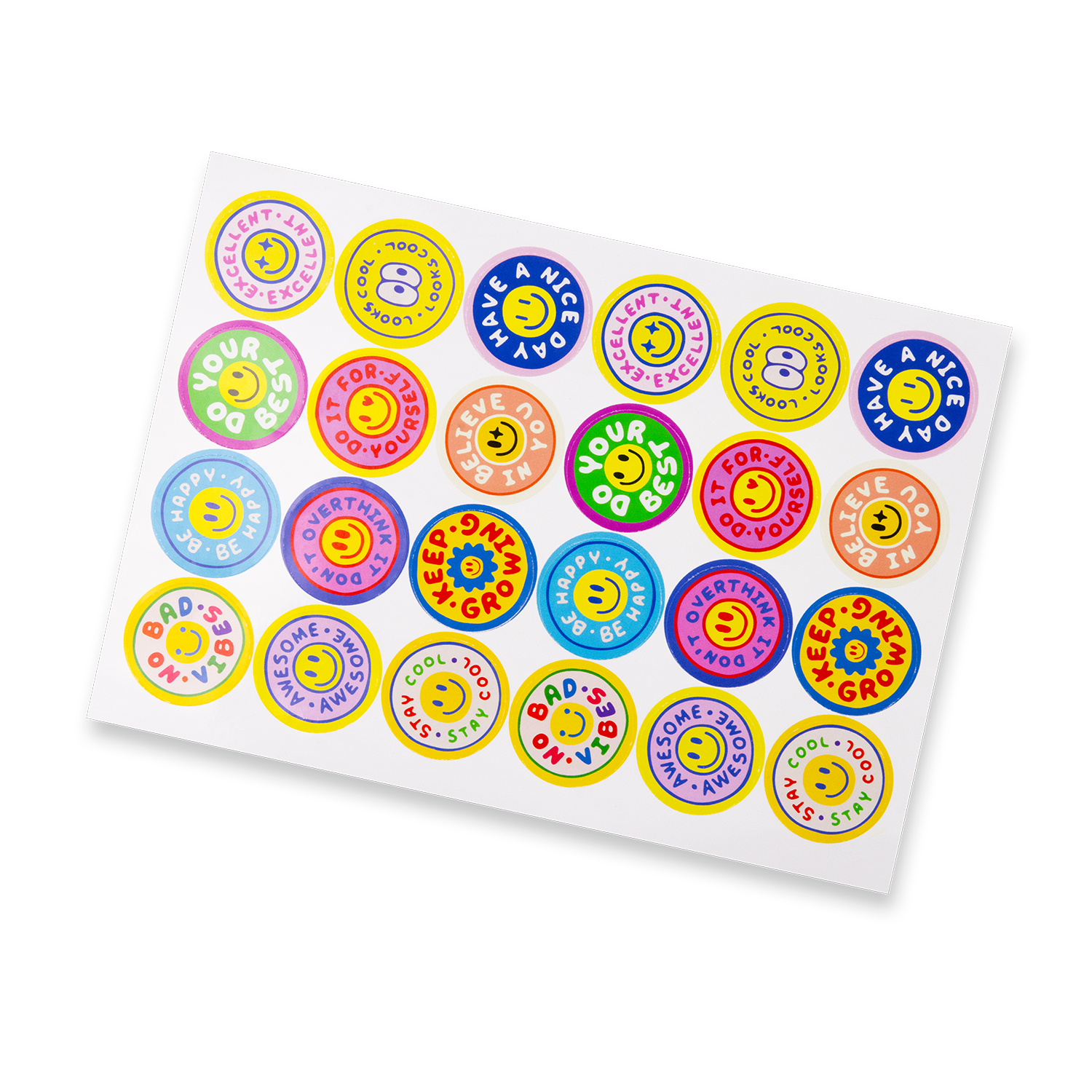 Promotional Sticker Sheet 44mm Circle - Gloss