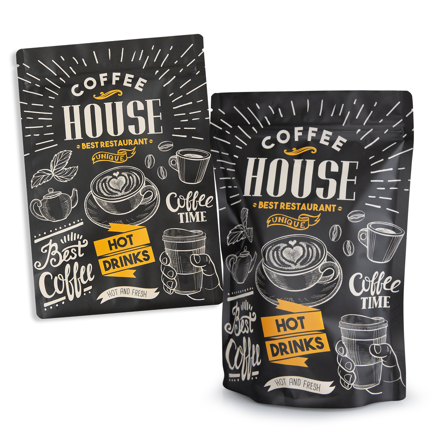 Promotional Foil Stand Up Pouch - Large