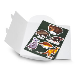 Custom Die Cut Magnet Sheet – A5