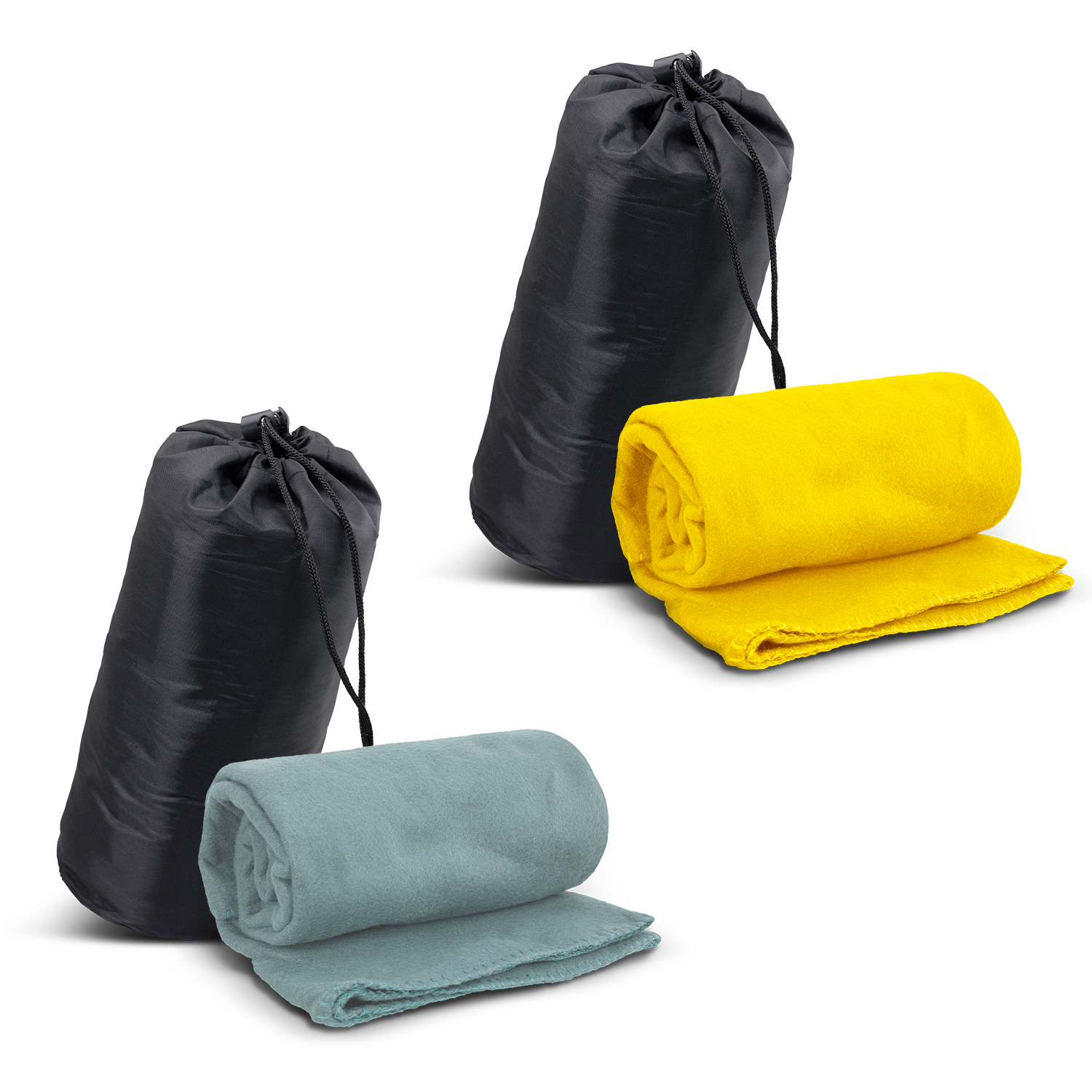 Promotional Glasgow Fleece Blanket in Carry Bag - Sale