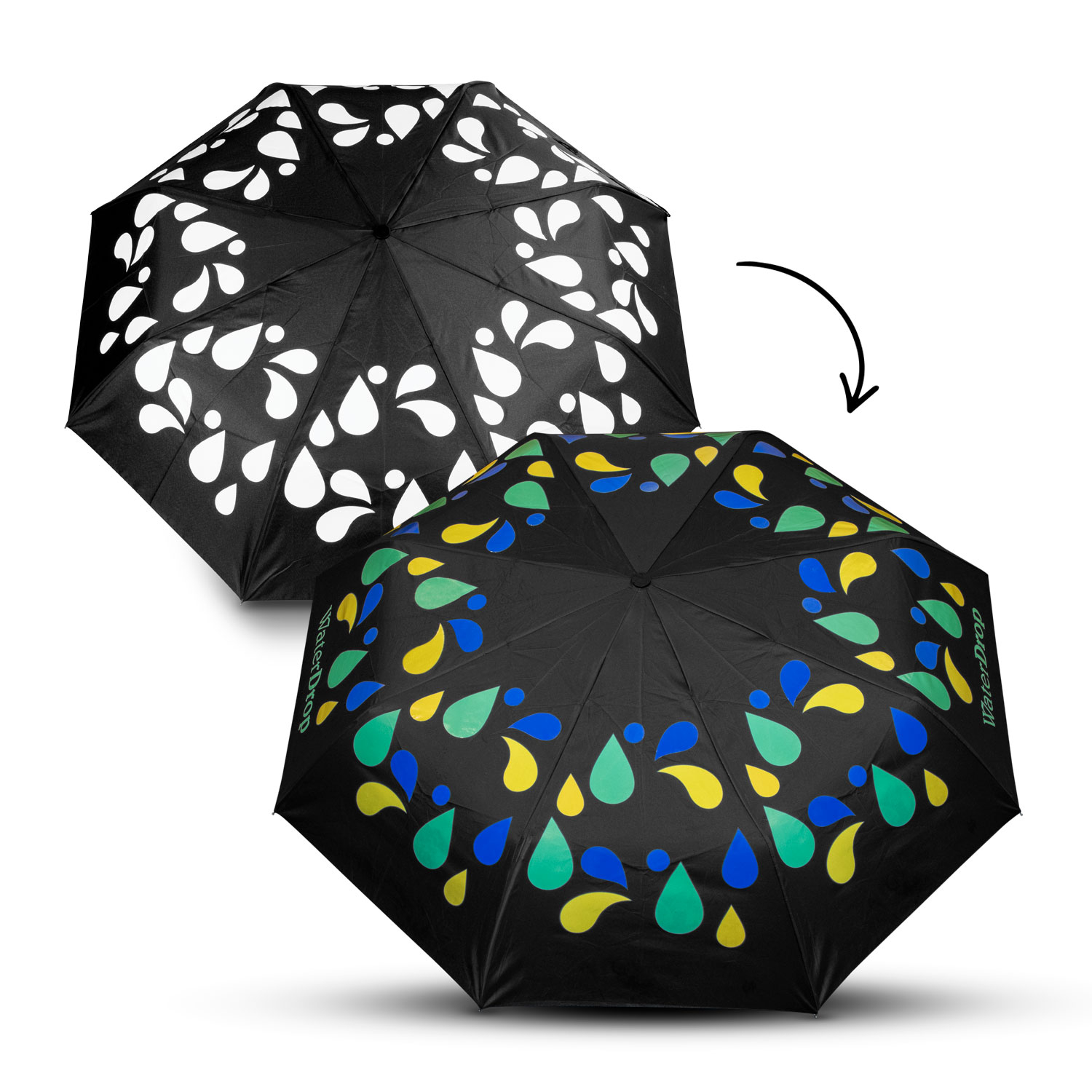 Promotional Colour Changing Compact Umbrella