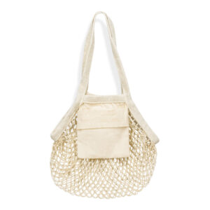 Cotton Mesh Foldaway Tote Bag – Small
