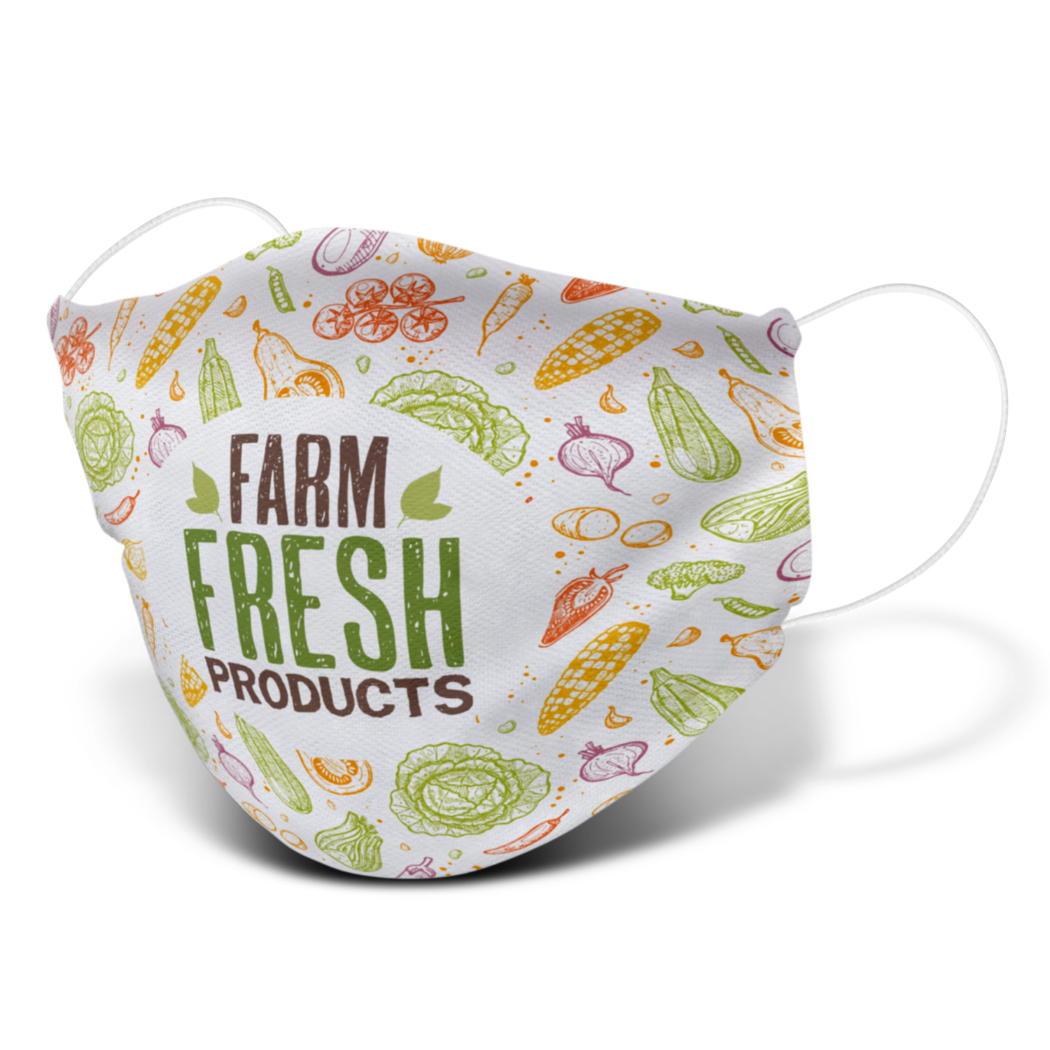 Promotional Reusable Face Mask Full Colour - Large